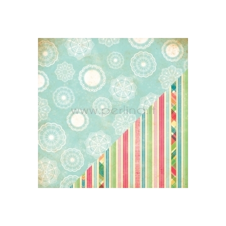 Paper "Doilies/Printed Stripe", 30,5x30,5 cm