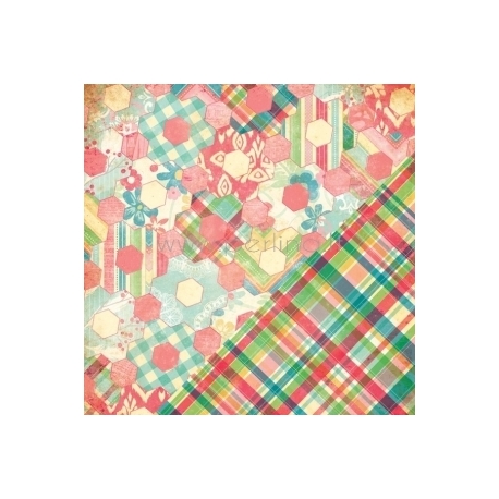 Paper "Hexagon Quilt/Groom’s Tie", 30,5x30,5 cm