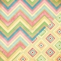 Popierius "Detailed Chevron/Diamond Ikat", 30,5x30,5 cm