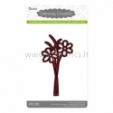 Die cut stencil daisy, 63x123 mm, 1 pc