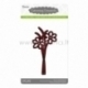 Die cut stencil daisy, 63x123 mm, 1 pc