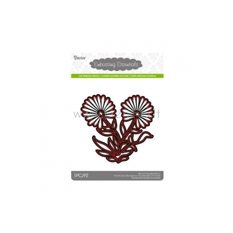 Die cut stencil daisy, 108x101 mm, 1 pc