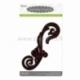 Die cut stencil border with accents, 155x55 mm, 1 pc