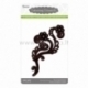 Die cut stencil flower on vine with leaves, 70x150 mm, 1 pc