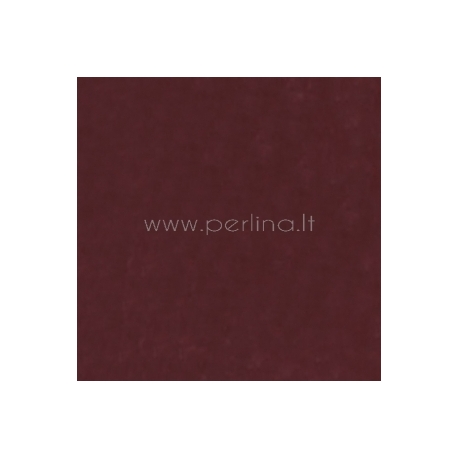 Velvet sticky paper, burgundy, 10x23 cm