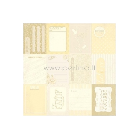 Paper "Enhancements - Faith Collection", 30,5x30,5 cm