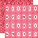 Paper "Number Circles - Jack and Jill Girl Collection", 30,5x30,5 cm