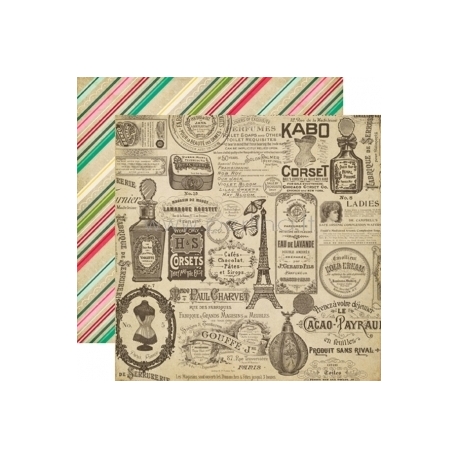 Paper "Vintage Ads - Jack and Jill Girl Collection", 30,5x30,5 cm