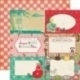 Paper "4x6 Journaling Cards - Jack and Jill Girl Collection", 30,5x30,5 cm