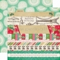 Paper "Border Strips - Jack and Jill Girl Collection", 30,5x30,5 cm