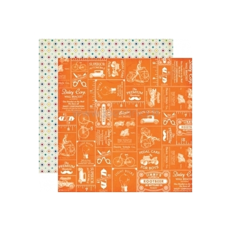Popierius "Cars - Jack and Jill Boy Collection", 30,5x30,5 cm
