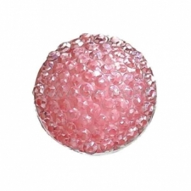 Akrilinis kabošonas, rožinės sp., 12 mm