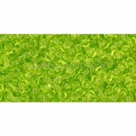 TOHO biseris, skaidrus Lime Green (4), 11/0, 10 g
