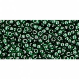 TOHO seed beads, Transparent Green Emerald (939), 11/0,10 g