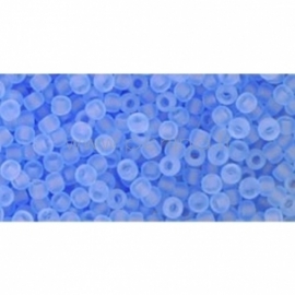 TOHO biseris, skaidrus Frosted Lt Sapphire (13F), 11/0, 10 g