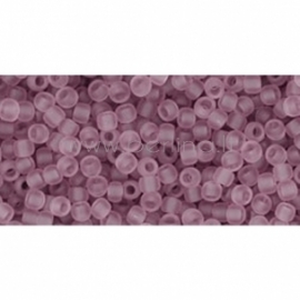 TOHO seed beads, Transparent Frosted Lt Amethyst (6F), 11/0,10 g
