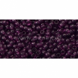 TOHO seed beads, Transparent Med Amethyst (6B), 11/0,10 g