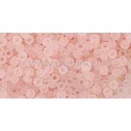 TOHO seed beads, Transparent Frosted Rosaline (11F), 11/0,10 g
