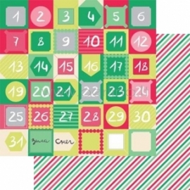 Popierius "Winter Days - Happy Holiday Collection", 30,5x30,5 cm