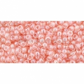 TOHO seed beads, Trans-Lustered Rose (290), 11/0,10 g