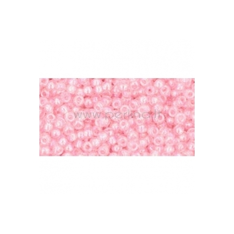 TOHO biseris, skaidrus vaivorykštinis Ballerina Pink (171), 11/0, 10 g
