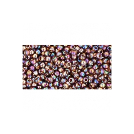 TOHO seed beads, Trans-Rainbow Smoky Topaz (177), 11/0,10 g