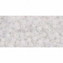 TOHO seed beads, Trans-Rainbow Frosted Crystal (161F), 11/0,10 g