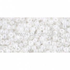 TOHO seed beads, Ceylon Snowflake (141), 11/0,10 g