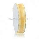 Satin ribbon, yellow AB color, 25 mm, 1 m