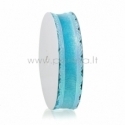 Satin ribbon, blue AB color, 25 mm, 1 m