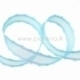 Satin ribbon, blue AB color, 25 mm, 1 m