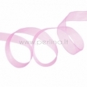 Organza ribbon, pink, 12 mm, 1 m