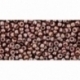 TOHO seed beads, Color-Lined Montana Blue/Oxblood Lined (363), 11/0,10 g