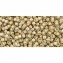 TOHO seed beads, Color-Lined Black Diamond/Orange Creme Lined (369), 11/0,10 g