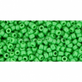TOHO seed beads, Opaque Mint Green (47), 11/0,10 g