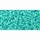 TOHO seed beads, Opaque Frosted Turquoise (55F), 11/0,10 g