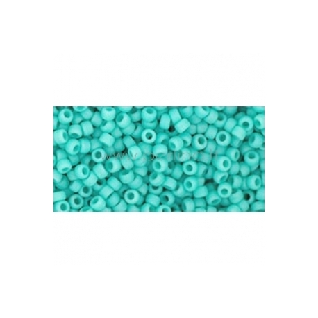 TOHO biseris, matinis Frosted Turquoise (55F), 11/0, 10 g