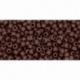TOHO seed beads, Opaque Frosted Oxblood (46F), 11/0,10 g