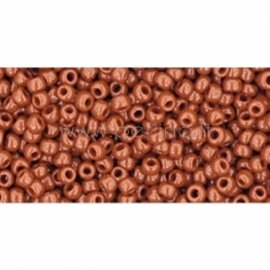 TOHO seed beads, Opaque Terra Cotta (46L), 11/0,10 g