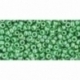 TOHO seed beads, Opaque Lustered Mint Green (130), 11/0,10 g