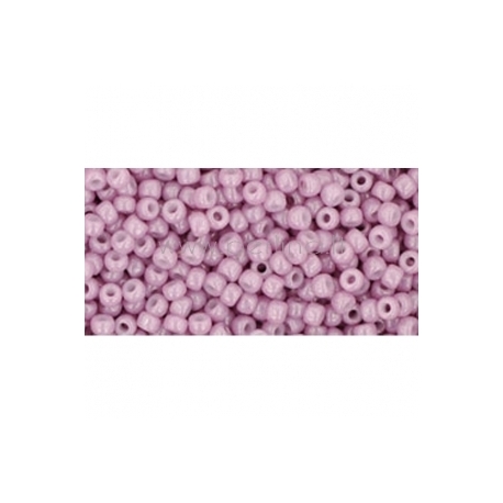 TOHO seed beads, Opaque Lustered Pale Mauve (127), 11/0,10 g