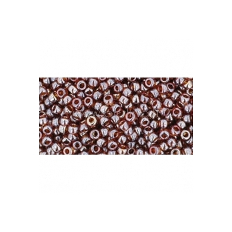 TOHO seed beads, Trans-Lustered Smoky Topaz (114), 11/0,10 g