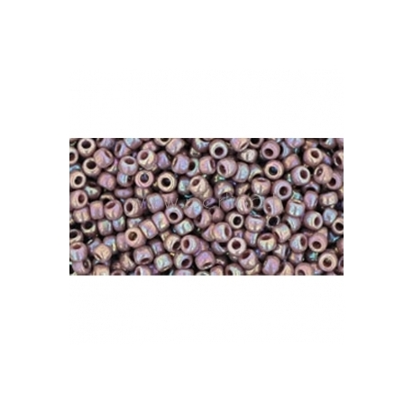 TOHO seed beads, Opaque Rainbow Lavender (412), 11/0,10 g