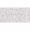 TOHO biseris, matinis vaivorykštinis White (401), 11/0, 10 g