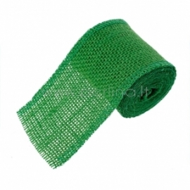 Džiuto juostelė, žalia, 6 cm, 2 m