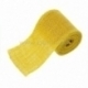 Natural jute ribbon, yellow, 6 cm, 2 m