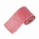Natural jute ribbon, pink, 6 cm, 2 m