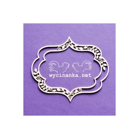 Chipboard "Summer Fresh - frame, pattern 3", 1 pc