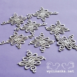 Chipboard "London Fog - ornaments", 8 pcs