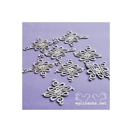 Chipboard "London Fog - ornaments", 8 pcs